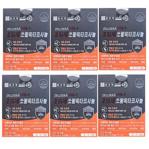 종근당 젤세라 초임계 쏘팔옥타코사놀 650mg x 30캡슐 6박스
