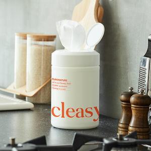Cleasy 클리지 세정살균 청소용물티슈 99 살균 항균 저자극 세정티슈 청소티