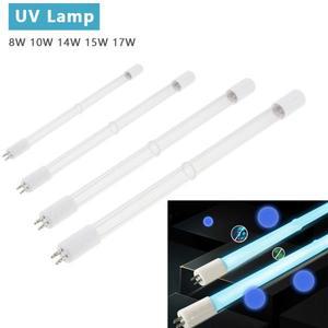 1pc G10q 8W 10W 14W 15W 17W LED 튜브 UV 램프 빛 직선 파이프 유형 및 공기 장비에 대 한 단일 종단 4 바