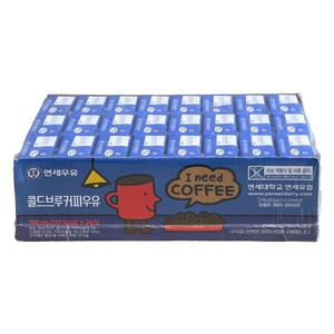 연세우유 콜드브루 커피우유 190ml X 24