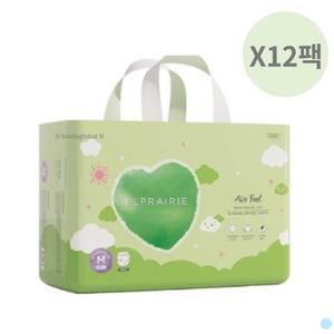 엘프레리 에어필 유아 아기 팬티 기저귀 M 38개입 X12