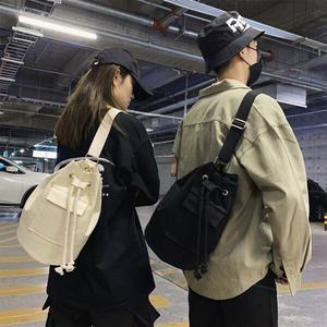 [하프클럽/옷자락]여자 남자 복조리 가방 캔버스 버킷백 크로스백 백팩