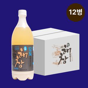 [1BOX] 해창막걸리 12도 900ml X 12병 해남 막걸리 프리미엄 생 탁주 해창주조장