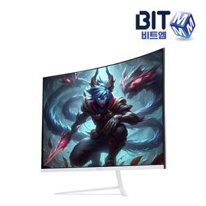 비트엠 Newsync P320FC 커브드 100 울트라슬림 화이트