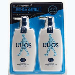 우르오스 미끌거림없이 개운 페이스 바디워시 500ml2입