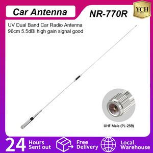 NR-770R 듀얼 밴드 VHF UHF 144 430MHz 3.0 5.5 dBi 고이득 NL-770R 자동차 라디오 모바일 스테이션 안테나