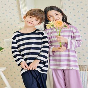 수아팜 남아동 블루 마린 젤리 7부 내의 세트