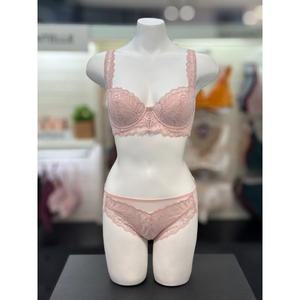 갤러리아 바바라 피치핑크 레이스 부직포 와이어 브라,팬티세트 ABR4440/ABP444