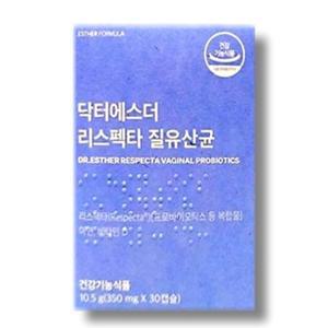 닥터에스더 리스펙타 질유산균 350mg x 30캡슐