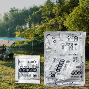 [기타]용변분해제 캠핑 야외 변기 휴대용 노지 간이 화장실 대용량 소변 응고제 10g 50개