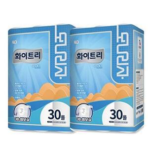 모나리자 화장지 천연펄프 블랑 에코 3겹 30롤+30롤_WCAFEEC