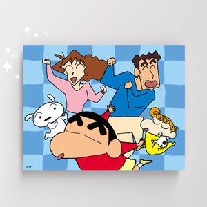 DIY 보석십자수 큐빅페인팅 짱구는못말려 짱구네 댄스 캔버스 40x50