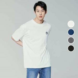 [롯데백화점]버커루 남성 루즈핏 쿨맥스 와펜 반팔티셔츠 B222TS025P