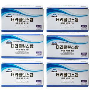 태리클린스왑 일회용 알콜스왑 600매 에탄올 알콜솜 의약외품 휴대폰 유아용품 소독