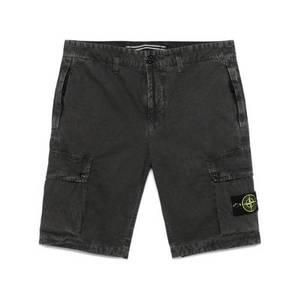 [스톤아일랜드][국내발송] 25SS 스톤아일랜드 캔버스 카고 반바지 차콜 L100011 S00WA V0165 4964920