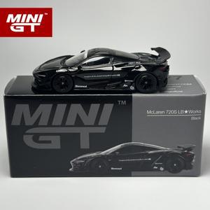 미니GT 1:64 맥라렌 720S LB 블랙 합금 자동차 모델 777 작동