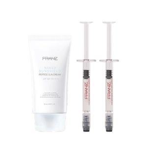 프란츠 선크림 네이키드 선쉴드 펩타이드 50ml + EGF 인텐시브 볼륨 앰플 1ml x 2