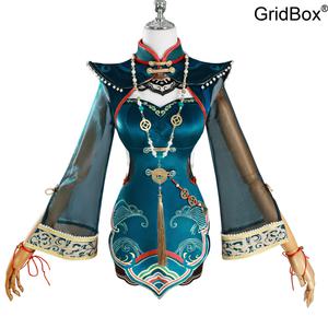 GirdBox 영겁무간 옥령룡 강시 코스튬 의상 할로윈코스튬 코스프레 세트