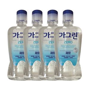 가그린 제로 구강청결제 750ml x 4개