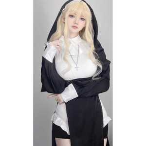 수녀복 섹시의상 코스튬 cosplay 핼러윈 코스프레 파티복 할로윈