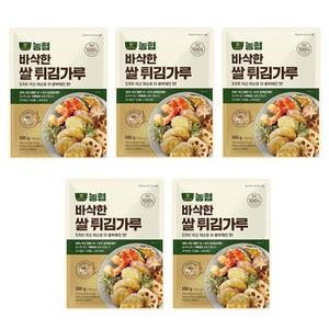 농협식품 농협 바삭한 프리믹스 쌀 튀김가루 500g 5개 글루텐 프리