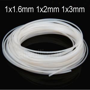 ID 1mm OD 2mm 3mm 10m 길이 PTFE 튜브 폴리테트라플루오로에틸렌 모세관 파이프 호스