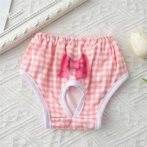 딸기 프린트 강아지 고양이 기저귀 생리 바지 여자 팬티 개 월경 침대 젖음 방지