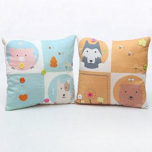 푸푸 바느질 연습 쿠션 만들기 / DIY 쿠션 실과준비물 사무실 낮잠