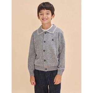 [BEANPOLE KIDS] 젠틀 피케 카디건  그레이 (BI475AU013)