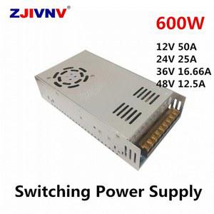 SMPS 공급 스위칭 전원 AC 24V 12 25A 40A 출력 전압 5A 48V 장치 600W S 50A 600W 15V 12V 가변