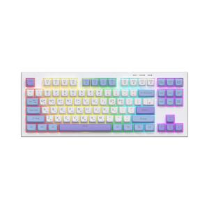 COX CMK87 저소음 멤브레인 키보드 바이올렛 미니 텐키리스