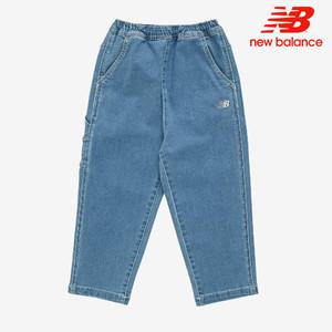 뉴발란스 키즈 에센셜 배기핏 데님 팬츠 NK9TE3107U-56 우븐바지