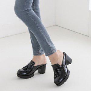 [니나스파리]방울장식 통굽 7cm 블로퍼