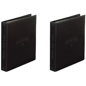 문화 명함첩 A400 흑색 2팩 명함 앨범 정리 보관 관리 용품 한국 코스트코