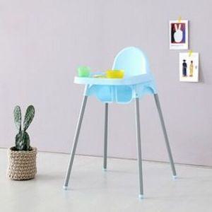 마켓비 SIGTAG 유아식탁 의자 + 트레이 스카이블루