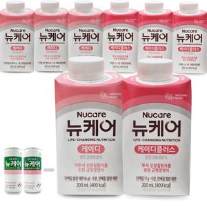 뉴케어 완전균형 영양식 케이디 케이디플러스 200mlx30팩 택1 투석 비투석 신장환자용 환자 식사대용