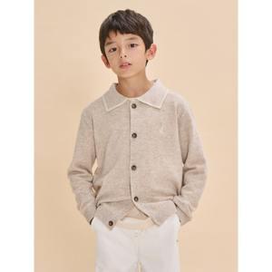 [BEANPOLE KIDS] 젠틀 피케 카디건  베이지 (BI475AU01A)