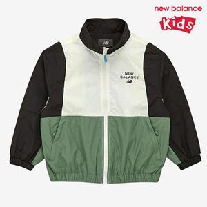 뉴발란스 키즈 하이넥 배색 바람막이 NK9AE3702U-19 자켓