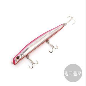 더블킬 미노우 싱킹 18g 120mm 핑크홀로 농어 삼치낚시용미끼 소프트 소프트웜 루어 낚시 모형 베이트