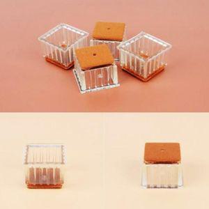 사각 의자캡 4P 적정 28mm 패드 식탁 덮개발 끌림방지 발캡 미끄럼 소음 책상고정 바닥보호 커버 다리 의자