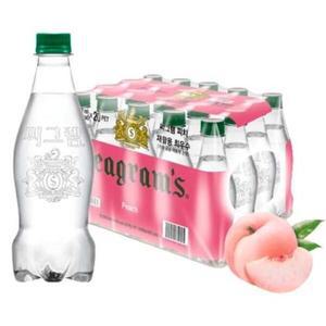 [기타]씨그램 피치 라벨프리 무라벨 450ml 20개
