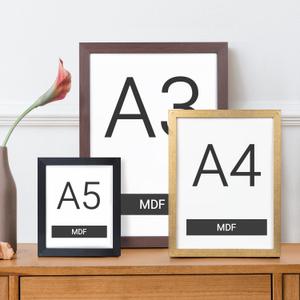 모든 규격 사이즈 우드 인테리어 액자 A4 A3 A2 A1 8절 B4 B3