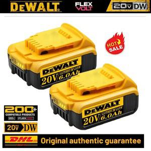 Dewalt 핸드헬드 앵글 연마기 해머 충전식 리튬 배터리, DCB202, DCB609, 18V, 20V, 2.0Ah, 5.0Ah, 6.0Ah, 100% 정품