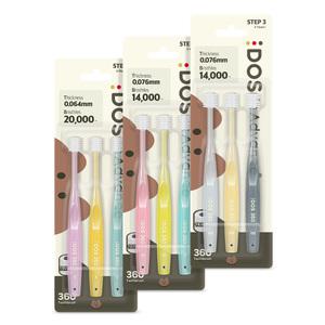 도스360 돌아기 유아칫솔 어린이 360도 칫솔 3p