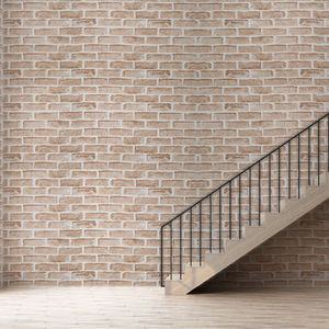 [모두모아]단열벽지 100X20m 돌담길/보온 디자인벽지 곰팡이방지 포인트벽지 폼블럭 셀프벽지 붙이는벽지