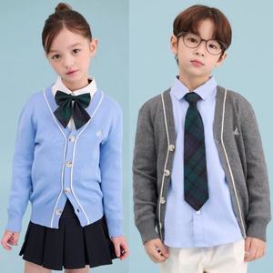 정품 빈폴 키즈 아동 25SS Essential 면 브이넥 카디건 2종 (택1)