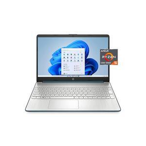 HP 15.6인치 스크린 FHD 노트북 컴퓨터 AMD Ryzen 5 5500U 8GB RAM 256GB SSD 스프루스 블루 윈도우 11 홈