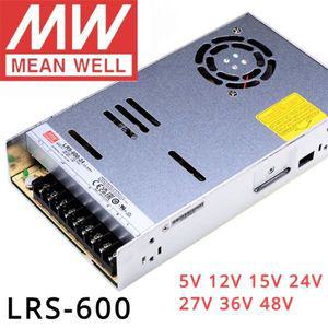 직류전원장치 Mean Well LRS-600 밀폐형 출력 스위칭 전원 장치 MeanWell SMPS AC to DC 600W 5V 12V 15V 2