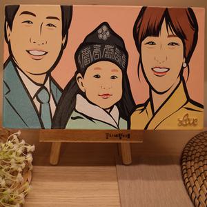 100%수작업/캐리커쳐/웨딩/팝아트/기념일/스승의날