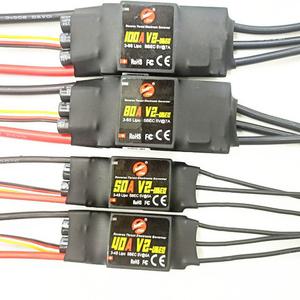 에어울프 헬리캠 헬리건 ZMR 브러시리스 ESC RC 쿼드콥터 헬리콥터용 BEC/UBEC 포함 2-4S 속도 컨트롤러 40